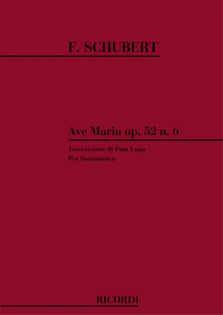 Ave Maria Op. 52 N. 6 D. 839